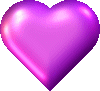coeur blanc et rose
